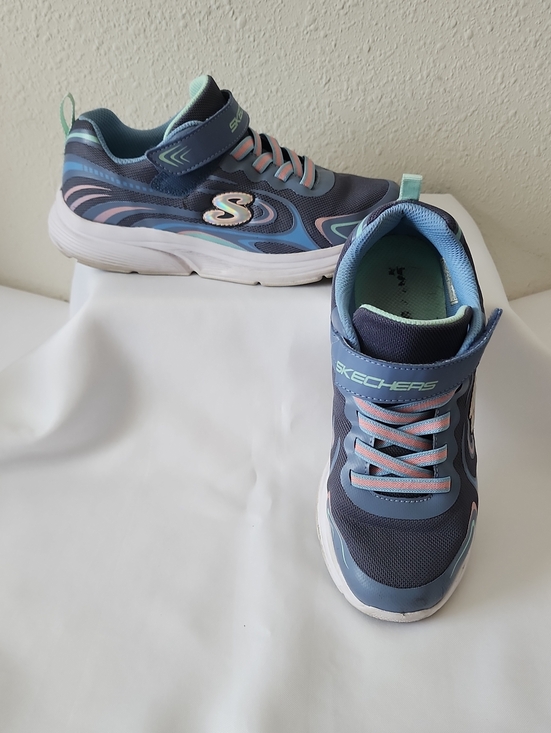 Skechers Other - Skechers Kids' Navy & Light Blue Athletic Sneakers